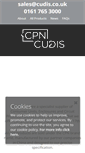 Mobile Screenshot of cudis.co.uk